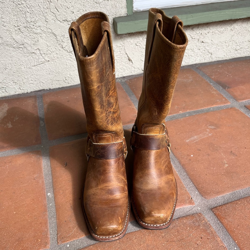 Distressed Frye Boots